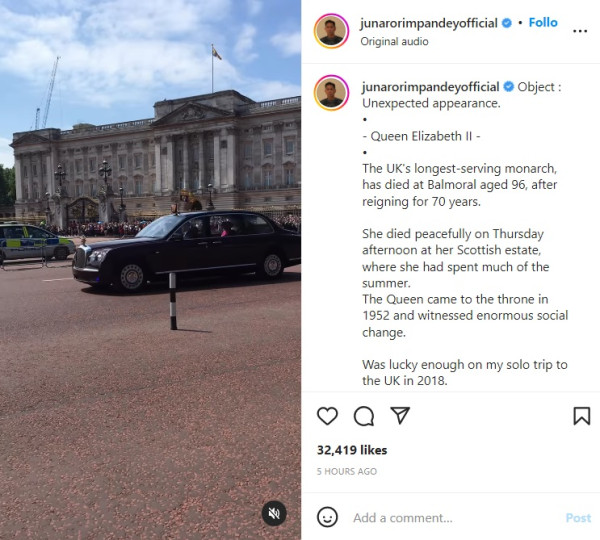 Chef Juna Bagikan Kenangan saat Bertemu dengan Ratu Elizabeth II