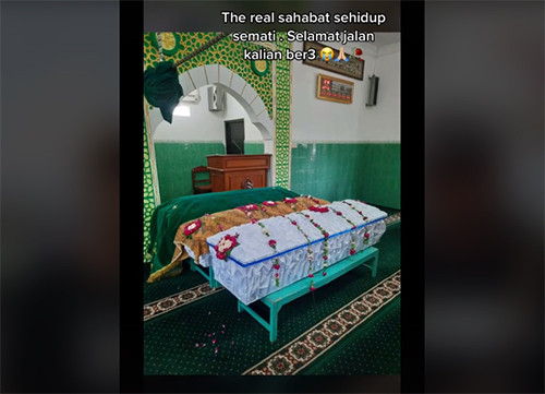 Viral! Kisah 3 Sahabat Sehidup Semati, Meninggal Dunia di Hari yang Sama