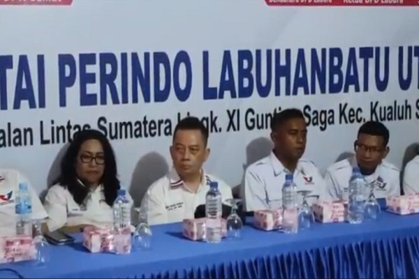 Bakar Semangat, DPW Partai Perindo Sumatera Utara Hadir di Labuhanbatu Utara
