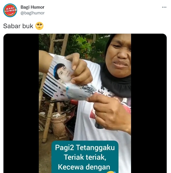 Viral! Emak-Emak Fans Garis Keras Lesti Kejora Menangis Termehek-mehek sambil Robek Foto Leslar