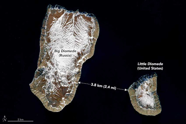 Keunikan Pulau Diomede Besar dan Kecil, Berjarak 3,8 Km tapi Waktunya Berbeda 21 Jam