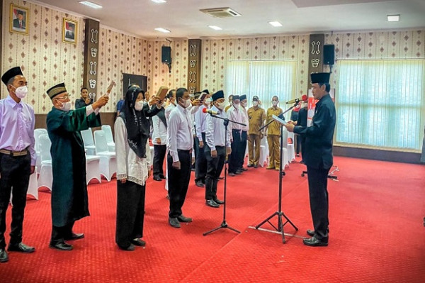 BPK Kecamatan Gedung Aji Kabupaten Tulang Bawang Dilantik