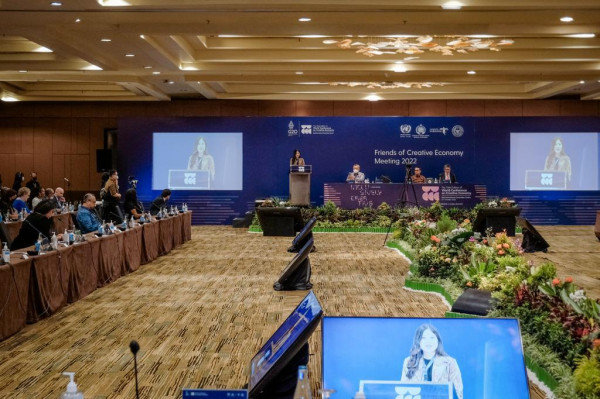 Bicara di Forum Ekonomi Kreatif Internasional, Wamenparekraf Angela Dorong Pemulihan Global
