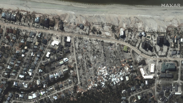Foto Satelit Rekam Kerusakan Akibat Badai Ian, Florida Porak-Poranda