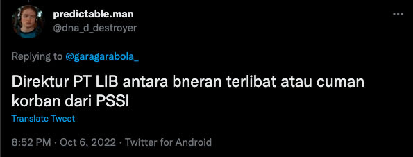 Dirut PT LIB Tersangka Tragedi Kanjuruhan, Netizen: Saatnya Benahi Operator Liga