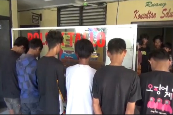 Serang Rumah Warga, 6 Preman Cilik Tak Berkutik saat Ditangkap
