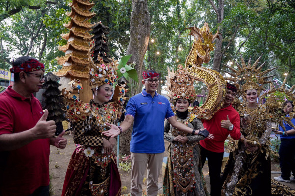 Diresmikan Sandiaga Uno, The Carnival Nganjuk Ciptakan Banyak Peluang Usaha Baru