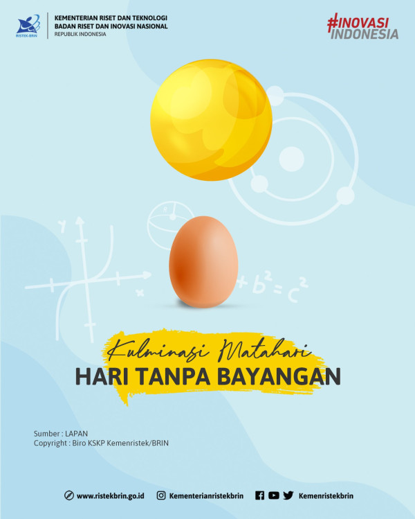 Ada Hari Tanpa Bayangan, Cek Kota Kamu di Sini dan Cara Merasakannya