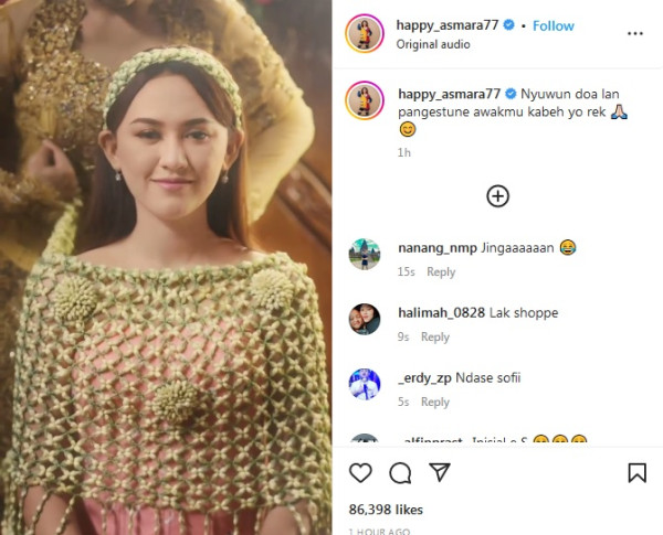 Digosipkan Segera Menikah, Happy Asmara Pamer Video Hari Bahagia dengan Pasangannya di Instagram!