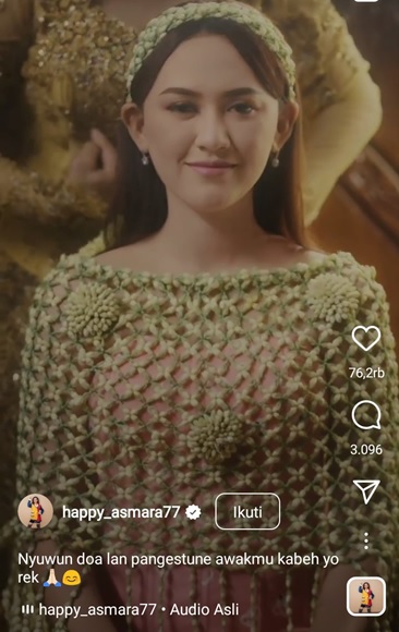 Terbuka Sudah! Momen Bahagia Happy Asmara yang Sempat Dibicarakan Akan Menikah oleh Netizen!