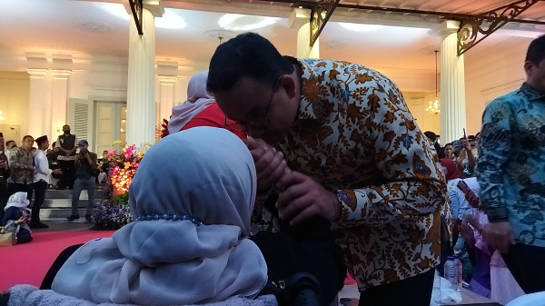 Perpisahan Anies Penuh Haru dan Air Mata: I Love You Almost Full