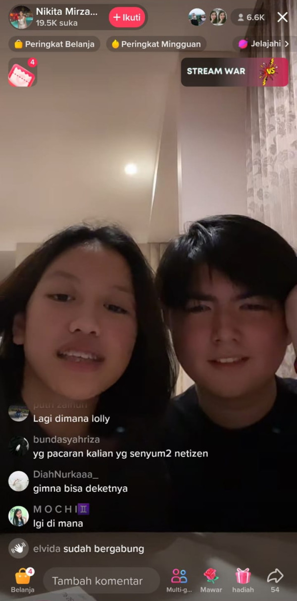 Putri Nikita Mirzani Rajut Hubungan Asmara dengan Putra Olla Ramlan