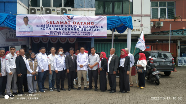 Siap Hadapi Pemilu 2024, Perindo Kota Tangsel Jalani Verifikasi Faktual