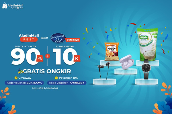 Banyak Weekend Promo, Intip Keseruan AladinMall Fest di Special Indonesian Idol Surabaya!