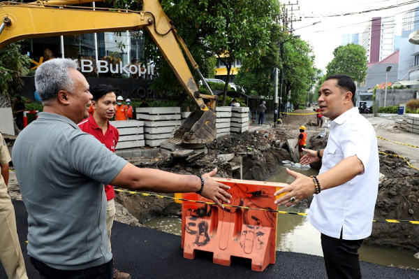 Pemkot Surabaya Kebut Pengerjaan 55 Titik Saluran di Berbagai Penjuru Kota