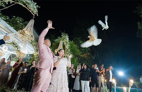 Gelar Pesta Anniversary, Raffi Ahmad dan Nagita Slavina Berasa Nikah Lagi