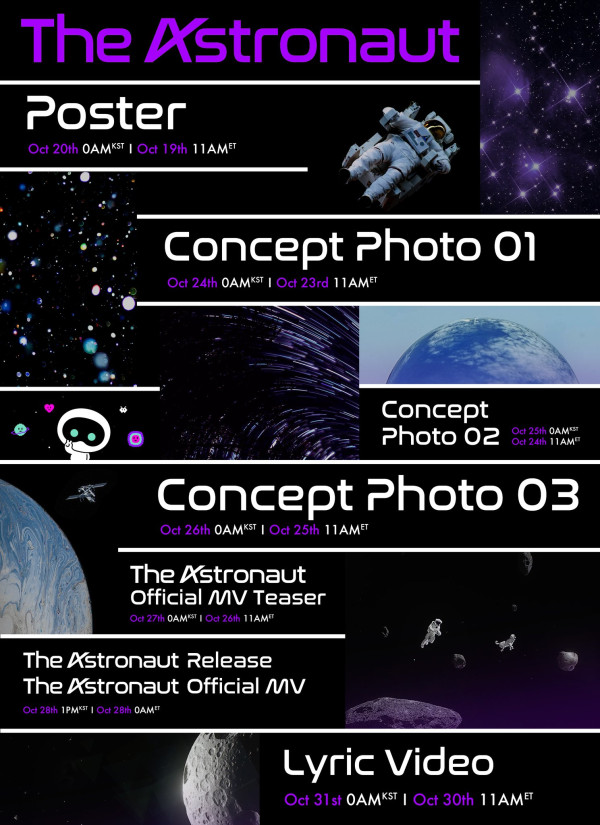 The Astronaut, Single Solo Jin BTS Akan Dirilis 28 Oktober