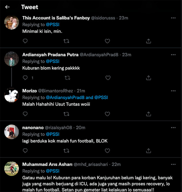Netizen Marah PSSI Gelar Fun Football usai Tragedi Kanjuruhan: Sungguh Memalukan!
