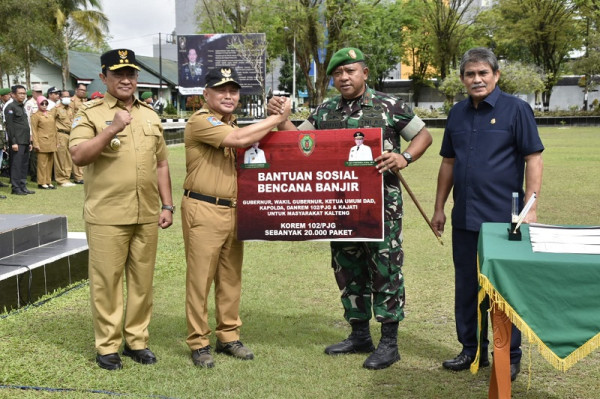 Tangani Dampak Banjir, Gubernur Sugianto Sabran Sinergi dengan Forkopimda