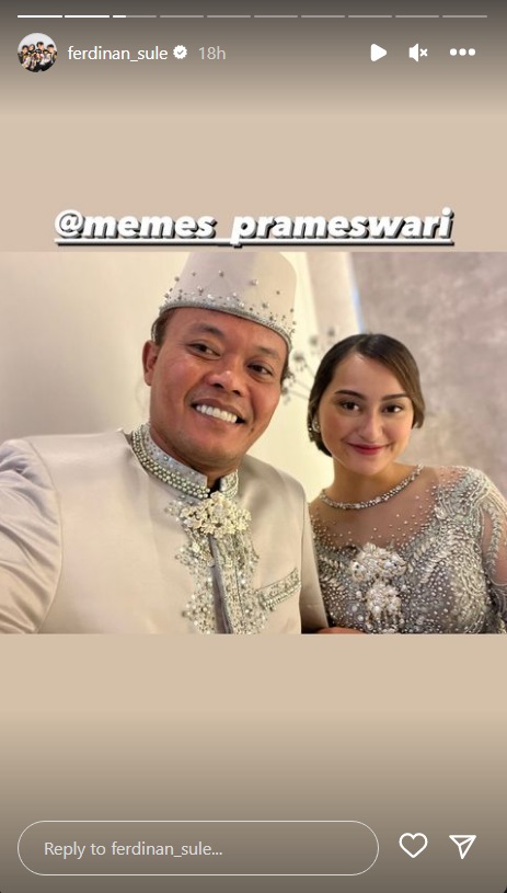 Sule dan Memes Prameswari Pamer Pakai Baju Pengantin, Menikah?