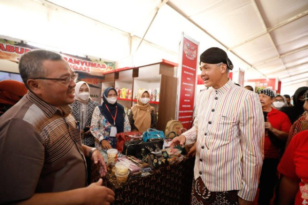 Buka Kabupaten Semarang Expo 2022, Ganjar Perkuat Pasar Digital UMKM
