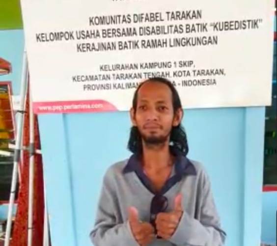 Kubedistik, Memantik Semangat Difabel Tarakan Melalui Batik