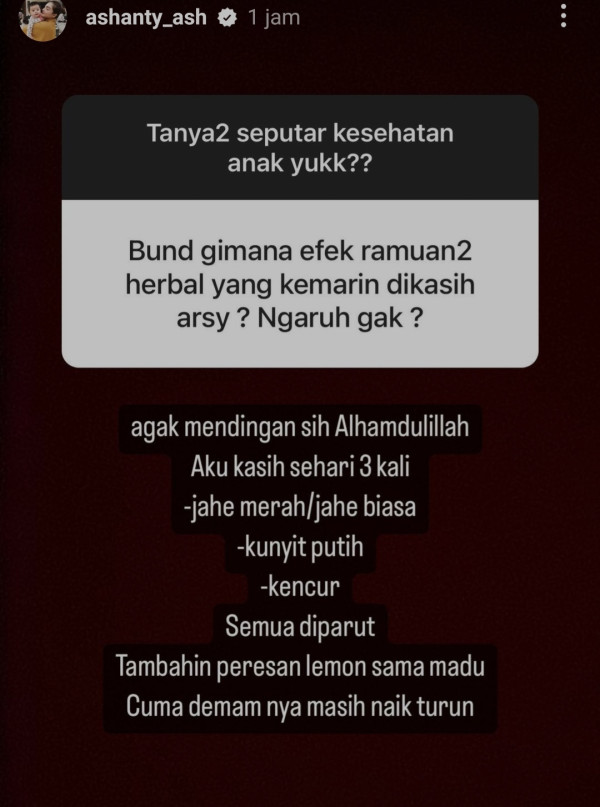 Kasus Gangguan Ginjal Akut Meningkat, Ashanty Takut Berikan Obat Sirup ke Anak