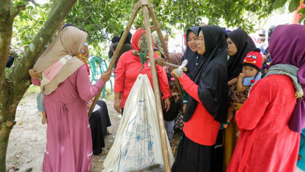 Tingkatkan Asupan Pangan, Ganjar Milenial Center Banten Dirikan Rumah Gizi dan Stunting