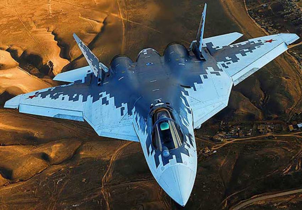 Rusia Uji Coba Jet Tempur Su-57 Versi Terbaru, Dilengkapi Avionik Smart System Canggih