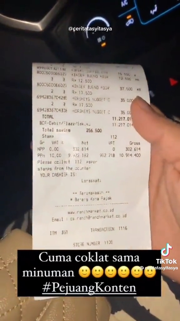 Tasyi Athasyia Belanja Cokelat dan Minuman Sampai Rp10 Juta demi Konten, Aksinya Tuai Pro Kontra