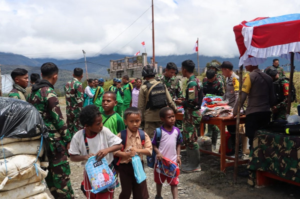Meriah! Suku Moni Rayakan Sumpah Pemuda di Intan Jaya Papua