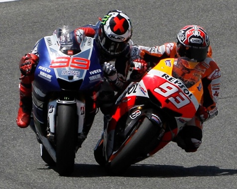 4 Duel Penentu Gelar Juara Dunia MotoGP di Valencia, Nomor 3 Perang Saudara Rossi vs Lorenzo