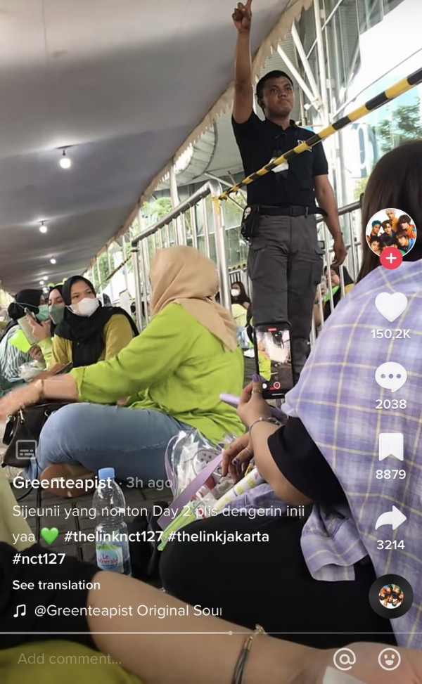 Viral, Video Petugas Keamanan Nasihati Penonton untuk Minta Maaf ke NCT 127