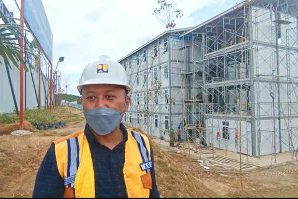 Rumah Susun Pekerja IKN Bisa Bongkar Pasang, Satu Kamar Dihuni 3-14 Orang