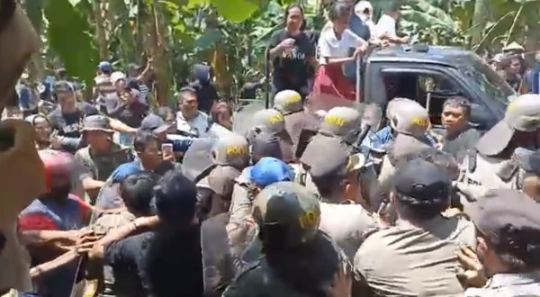 Penertiban Lahan Pemerintah 20 Ha Ricuh, Warga dan Mahasiswa Diamankan