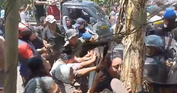 Penertiban Lahan Pemerintah 20 Ha Ricuh, Warga dan Mahasiswa Diamankan