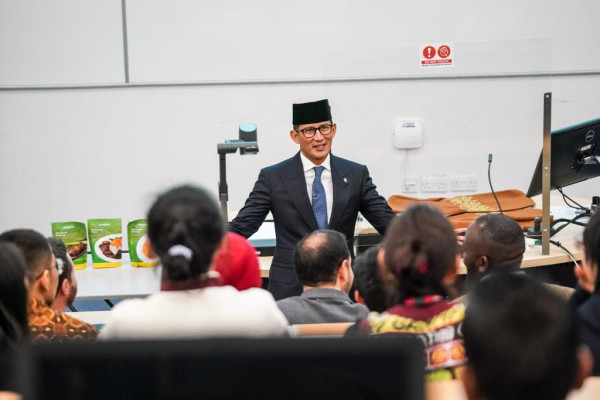 Kolaborasi University of Surrey Inggris, Sandiaga Uno: Ciptakan Peluang Usaha dan Lapangan Kerja