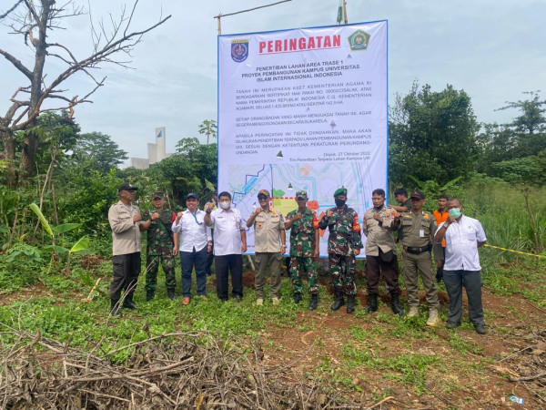 Dapat SP2, Penggarap Lahan Kampus UIII di Cisalak Depok Diminta Segera Angkat Kaki