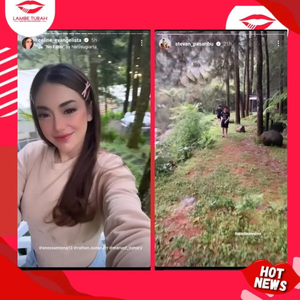 Celine Evangelista Kepergok Liburan Bareng Stevan Pasaribu, Netizen: Marshel Jadi Persinggahan