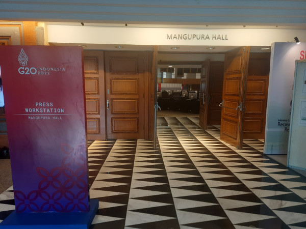 Ini Penampakan Ruang Konferensi Pers Kepala Negara KTT G20 di Bali