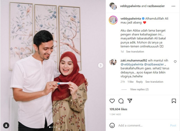 Vebby Palwinta Umumkan Hamil Anak Kedua: Mohon Doanya