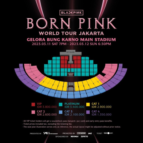Tiket Konser BLACKPINK di Jakarta Ludes Terjual Hanya dalam 10 Menit