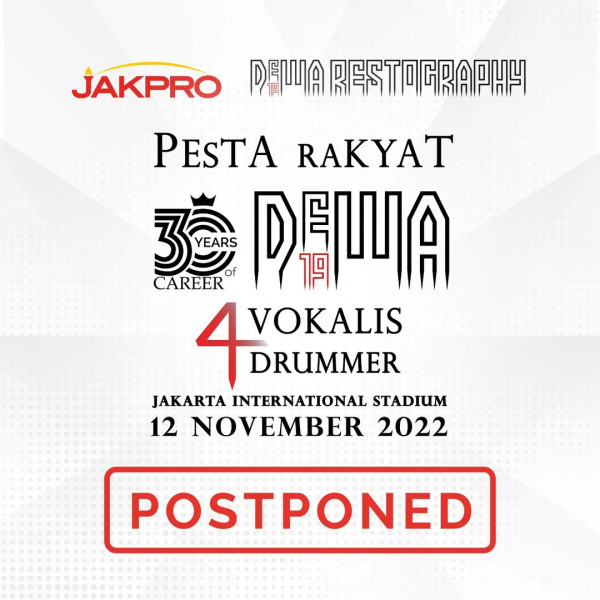 7 Konser Musik di Indonesia yang Dibatalkan atau Ditunda pada November 2022