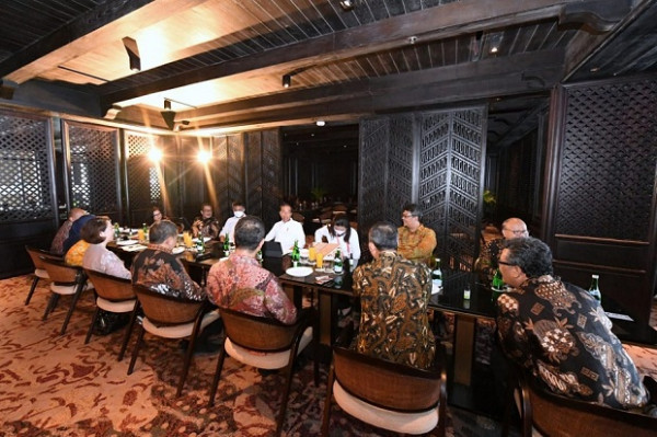 Presiden Jokowi Ungkap Kesibukan Panitia Rekayasa Cuaca Agar Gala Dinner KTT G20 Sukses
