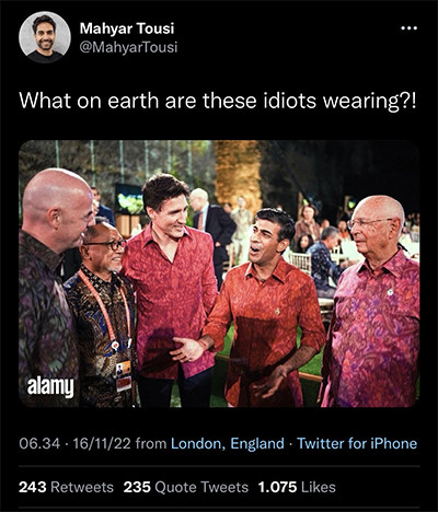 Profil Youtuber Mahyar yang Hina Batik Indonesia saat KTT G20 Bali
