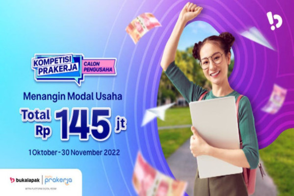 Tambah Pilihan Kelas Pelatihan, Bukalapak Pacu Kemampuan Berbisnis Peserta Kartu Prakerja