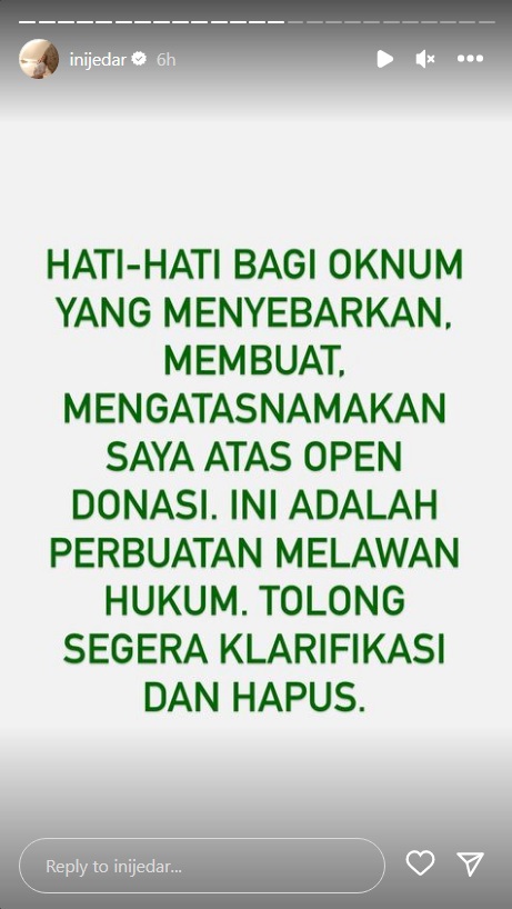 Disebut Buka Donasi untuk Bayar Cicilan Rumah, Jessica Iskandar Ngamuk