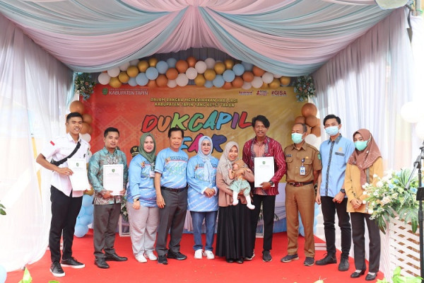 Meriahkan Hari Jadi ke-57 Kabupaten Tapin, Dinas Dukcapil Gelar Dukcapil Fair