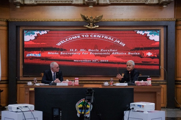 Hadapi Ancaman Resesi, Jateng dan Swiss Mantapkan Kerjasama