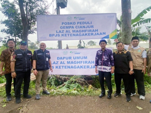 BPJS Ketenagakerjaan Salurkan Bantuan dan Santunan bagi Korban Gempa Cianjur